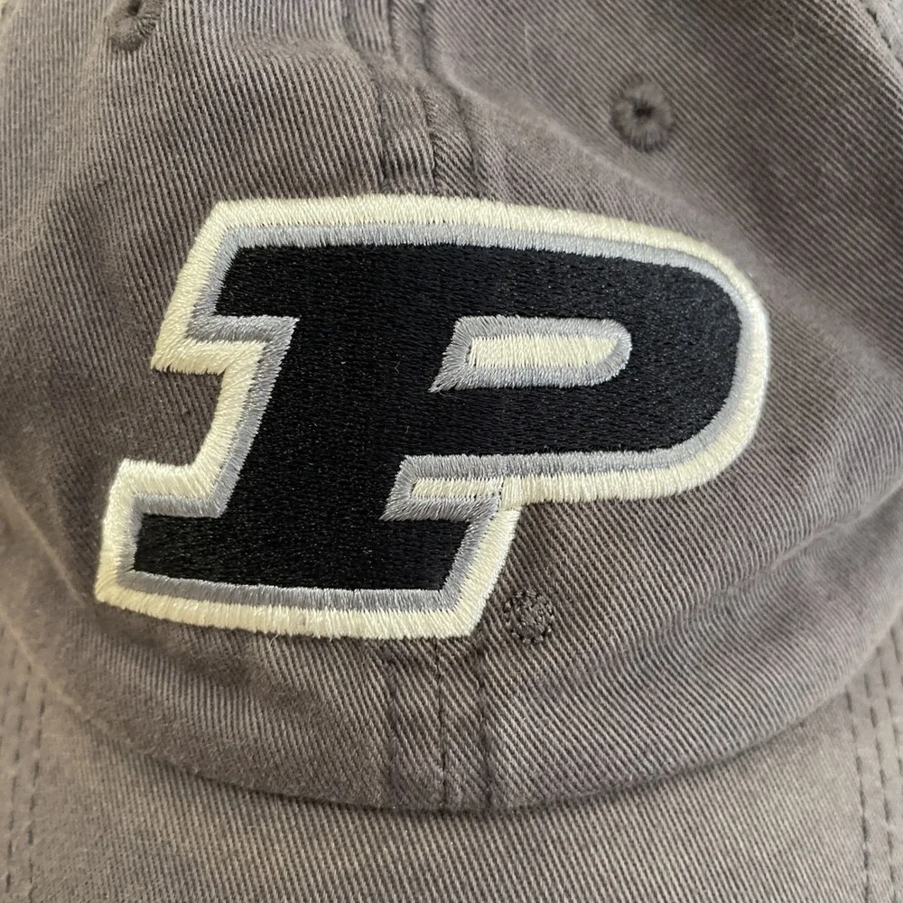 Purdue University Boilermakers Top Of The World Adult One Size Gray Baseball Cap